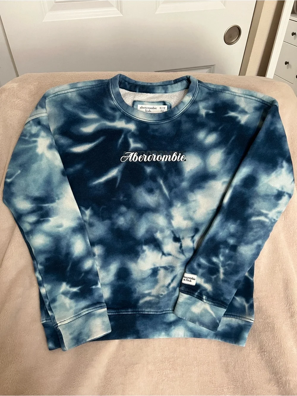 Abercrombie Kids Blue Tie-Dye Sweatshirt & Jogger Set
